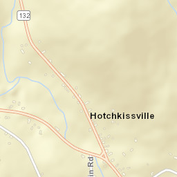 Hotchkissville Connecticut Street Map
