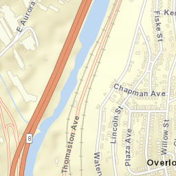 Overlook Connecticut Street Map