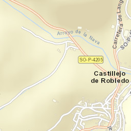 Castillejo de Robledo Street Map