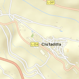 Ciutadilla Street Map
