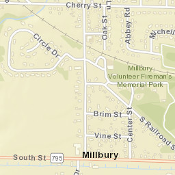 Millbury Ohio Street Map