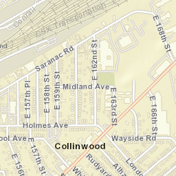 Collinwood Ohio Street Map