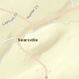 Searsville New York Street Map