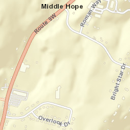 Middle Hope New York Street Map