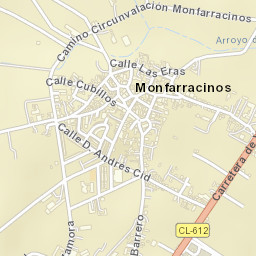 Monfarracinos Street Map