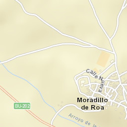 Moradillo de Roa Street Map