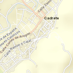 Cadrete Street Map