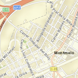 Montmeló Street Map
