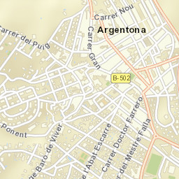 Argentona Street Map