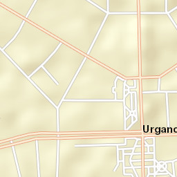 Urganch Street Map