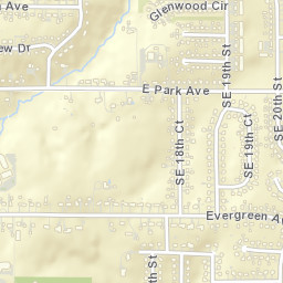 1839-1843 Evergreen Ave Des Moines Street Map