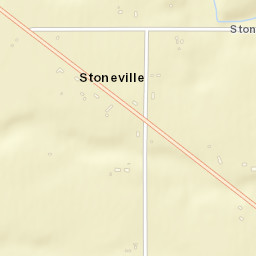 Stoneville Ohio Street Map