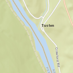 Tusten New York Street Map