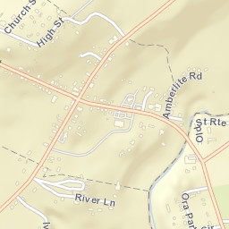 Bloomingburg New York Street Map