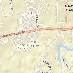 Newfield Heights Connecticut Street Map