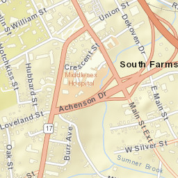 South Farms Connecticut Street Map