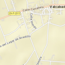Valcabado Street Map