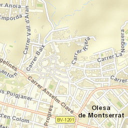 Olesa de Montserrat Street Map