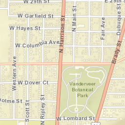 198 West Lombard Street Davenport IA Street Map