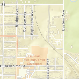 1211 E Central Park Ave Davenport Street Map