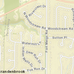 Rivercrest Ohio Street Map
