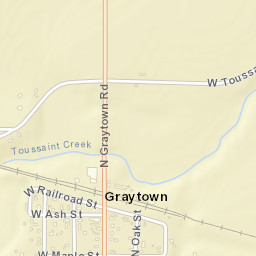 Graytown Ohio Street Map