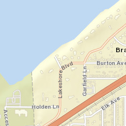 Bratenahl Ohio Street Map
