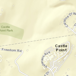 Castle Point New York Street Map