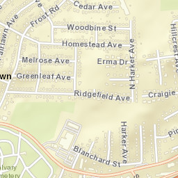 Fair Lawn Connecticut Street Map