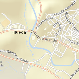 Illueca Street Map