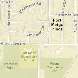 Kettle Run Ohio Street Map