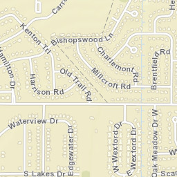 Shawnee Trace Ohio Street Map