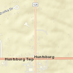 Huntsburg Ohio Street Map