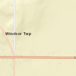 Windsor Ohio Street Map