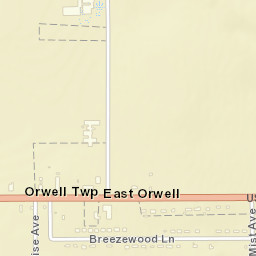 East Orwell Ohio Street Map