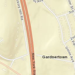 Gardnertown New York Street Map