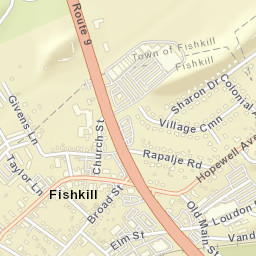 Fishkill New York Street Map