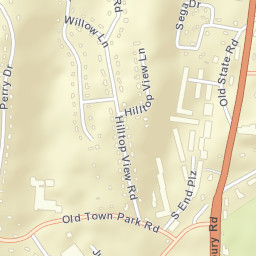Lanesville Connecticut Street Map