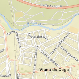 Viana de Cega Street Map