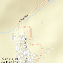Canalejas de Peñafiel Street Map