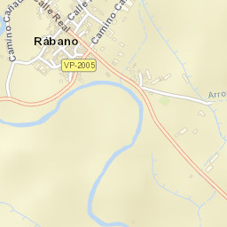 Rábano Street Map
