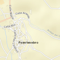 Fuentenebro Street Map