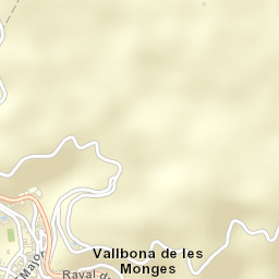 Vallbona de les Monges Street Map