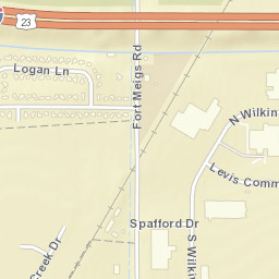 McKinley Woods Ohio Street Map