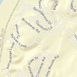 Brockway New York Street Map