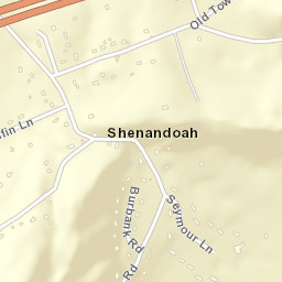 Shenandoah New York Street Map