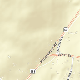 Middlebury Connecticut Street Map