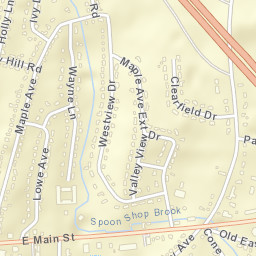 East Meriden Connecticut Street Map