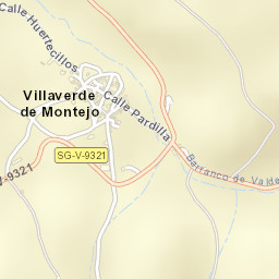 Villaverde de Montejo Street Map