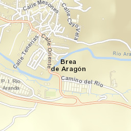 Brea de Aragón Street Map